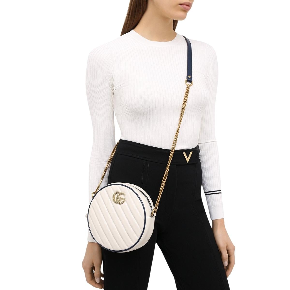GG Marmont Round Shoulder Bag