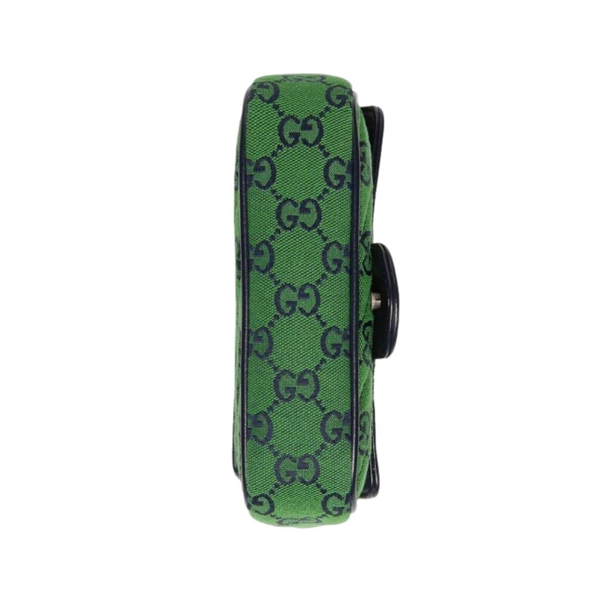 Green GG Marmont Multicolour Super Mini Bag