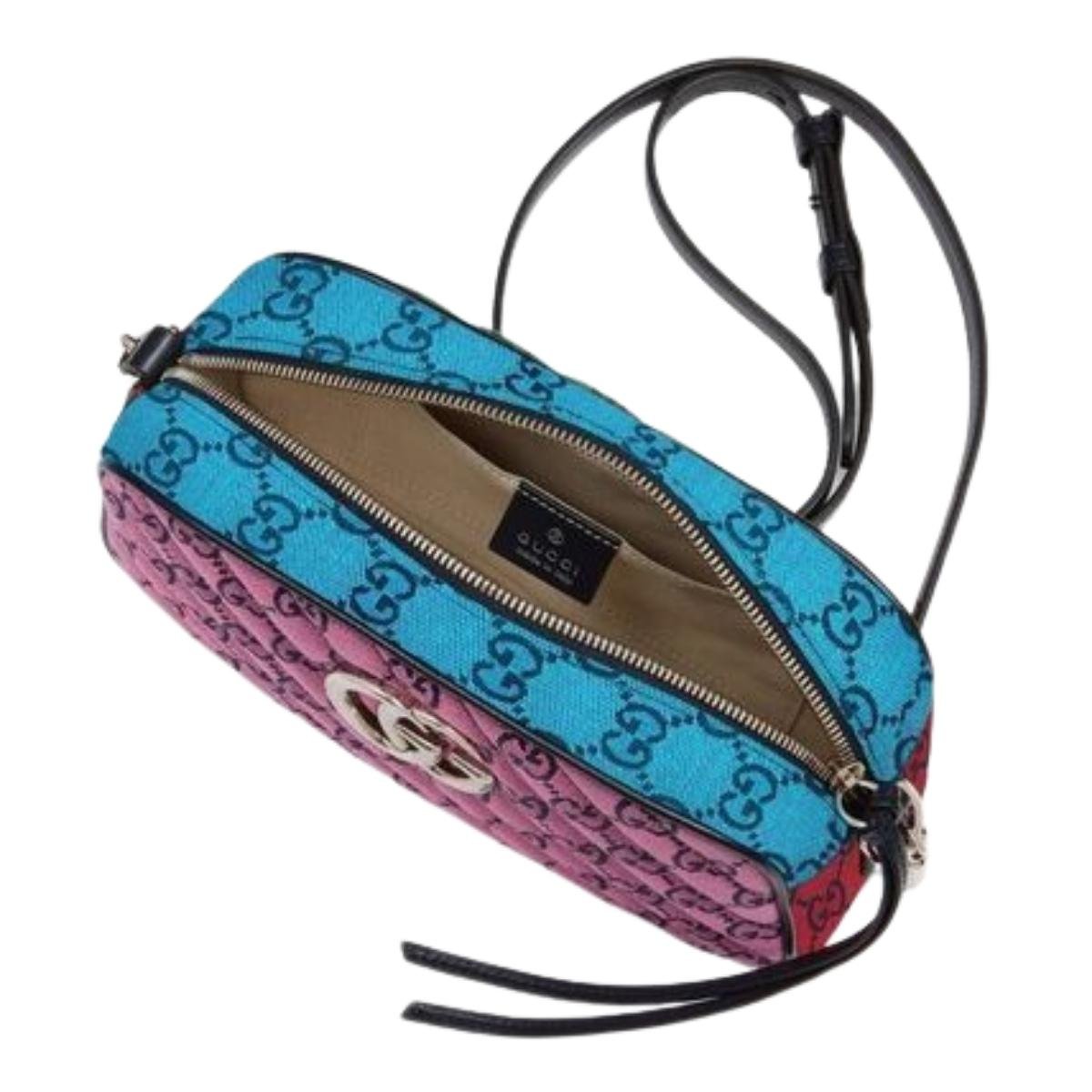 Multicolor GG Marmont Chain Shoulder Bag