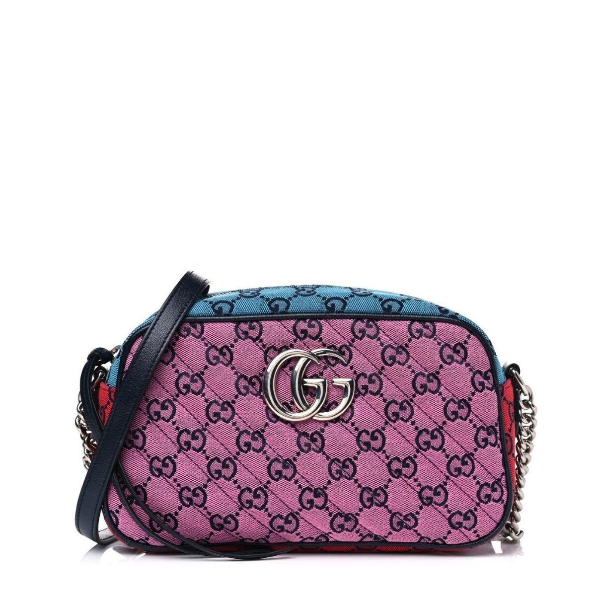 Multicolor GG Marmont Chain Shoulder Bag