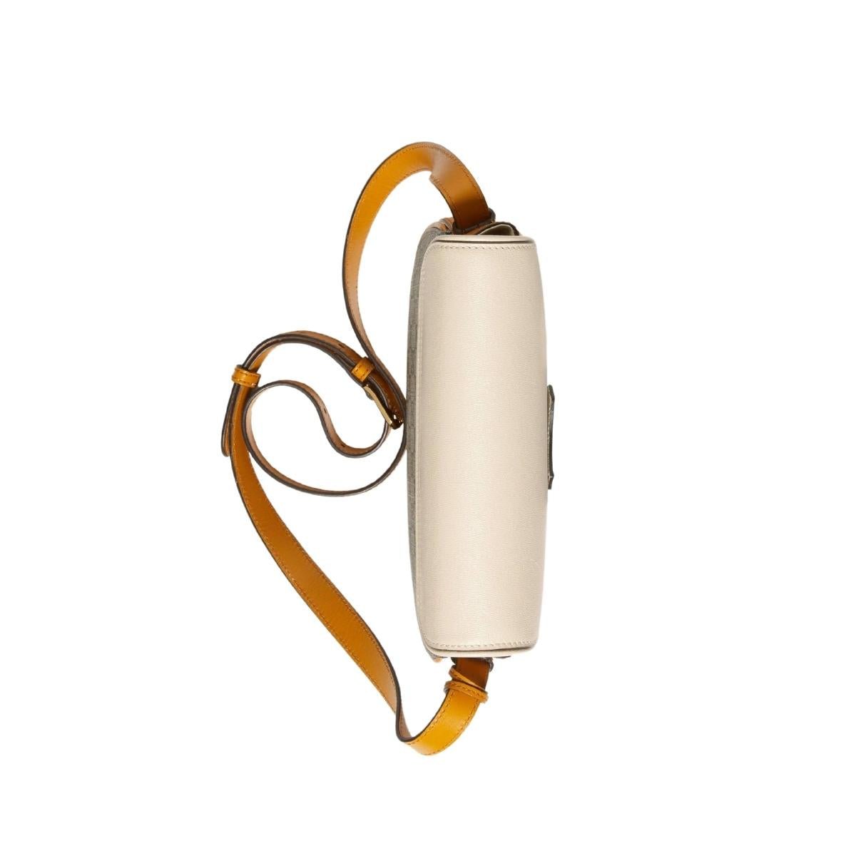 Natural Padlock GG Small Leather Shoulder Bag