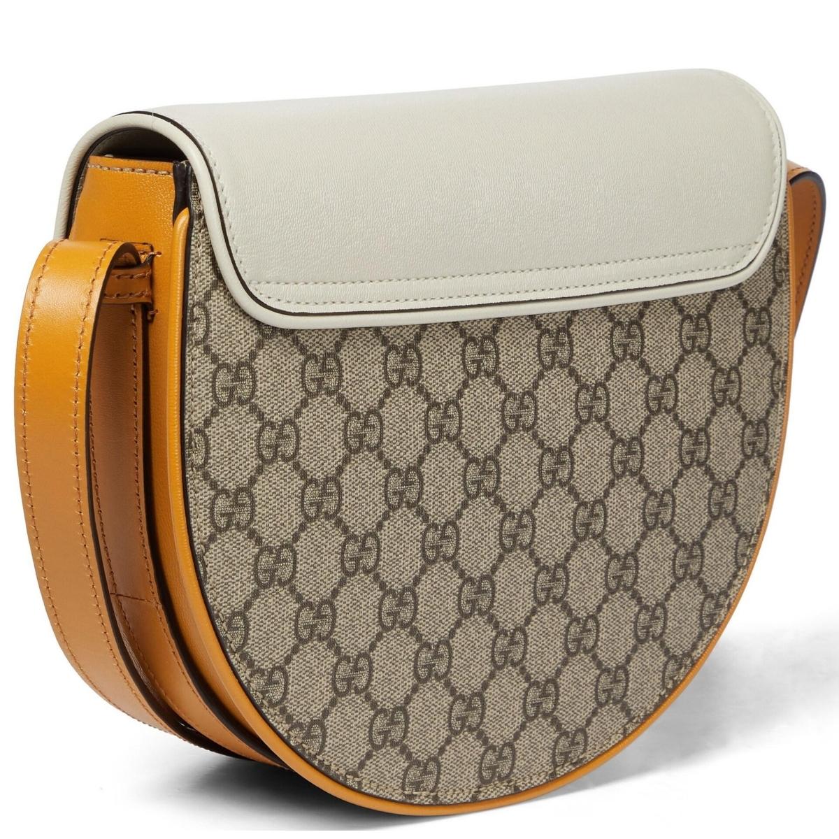 Natural Padlock GG Small Leather Shoulder Bag