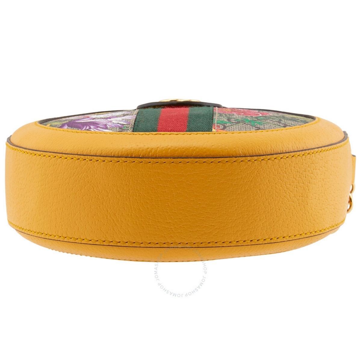 Ophidia GG Flora Round Shoulder Bag