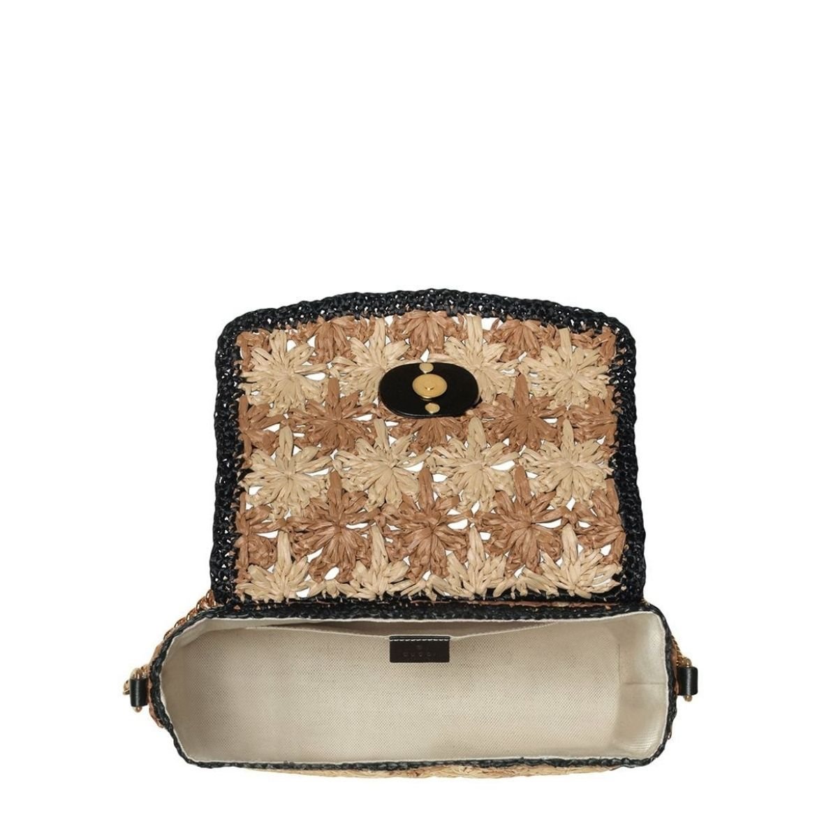 Small GG Marmont Raffia Shoulder Bag