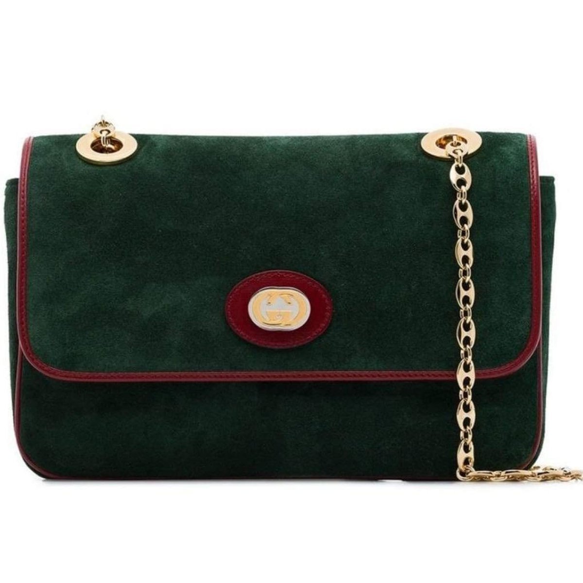 Small Marina Suede Shoulder Bag