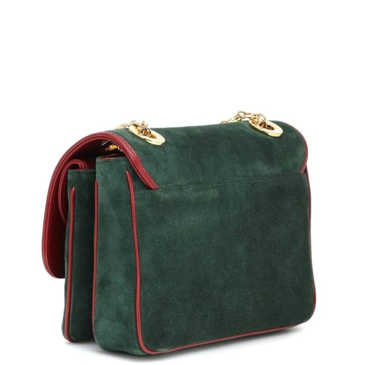 Small Marina Suede Shoulder Bag