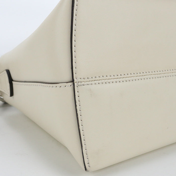 FENDI 8BL146 AC9L By the way medium Handbag Shoulder bag leather White Women