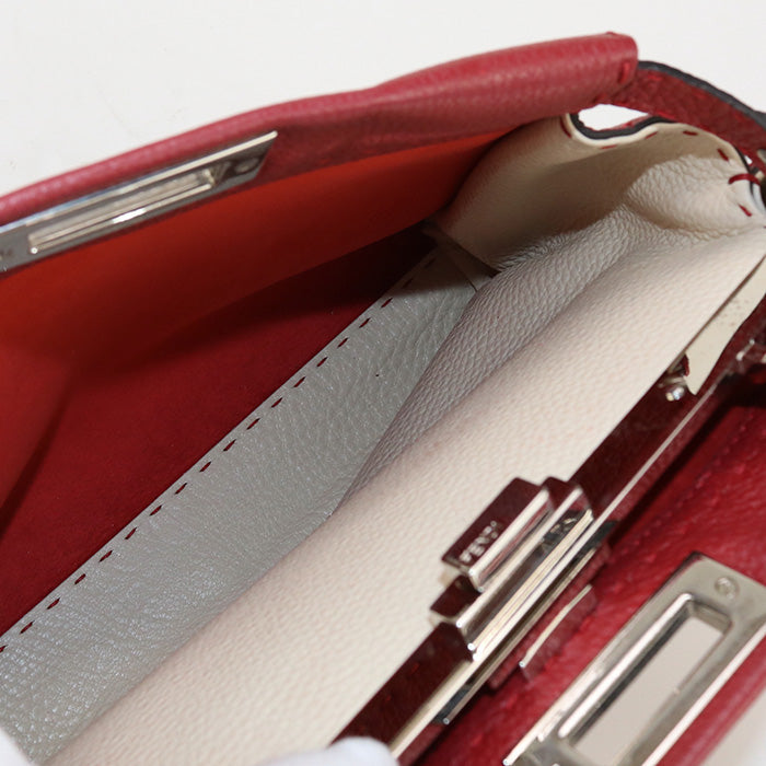 FENDI FE79246 2WAY handbag 198000 Handbag leather red Women