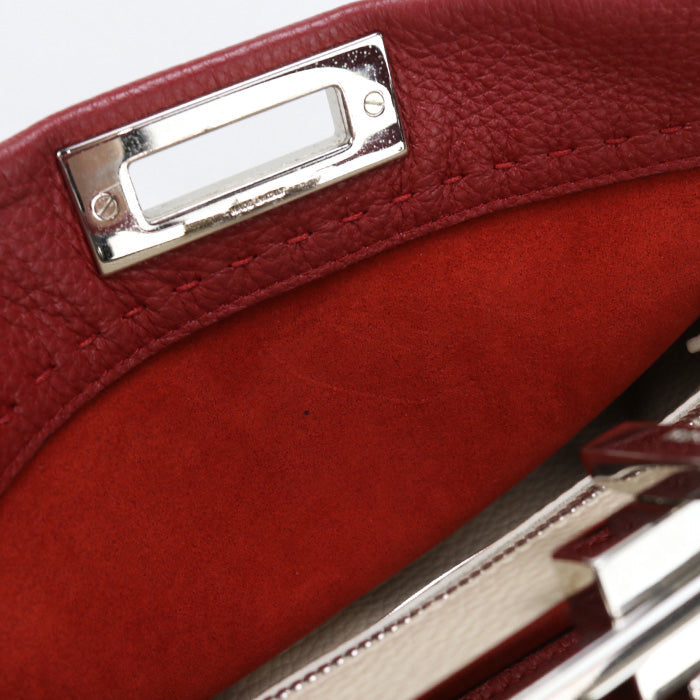 FENDI FE79246 2WAY handbag 198000 Handbag leather red Women