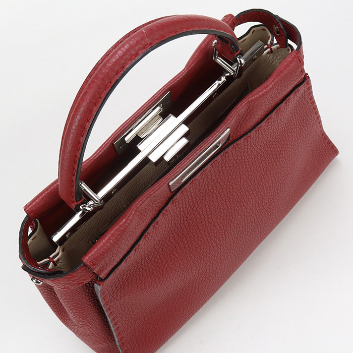 FENDI FE79246 2WAY handbag 198000 Handbag leather red Women