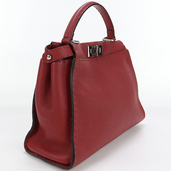 FENDI FE79246 2WAY handbag 198000 Handbag leather red Women