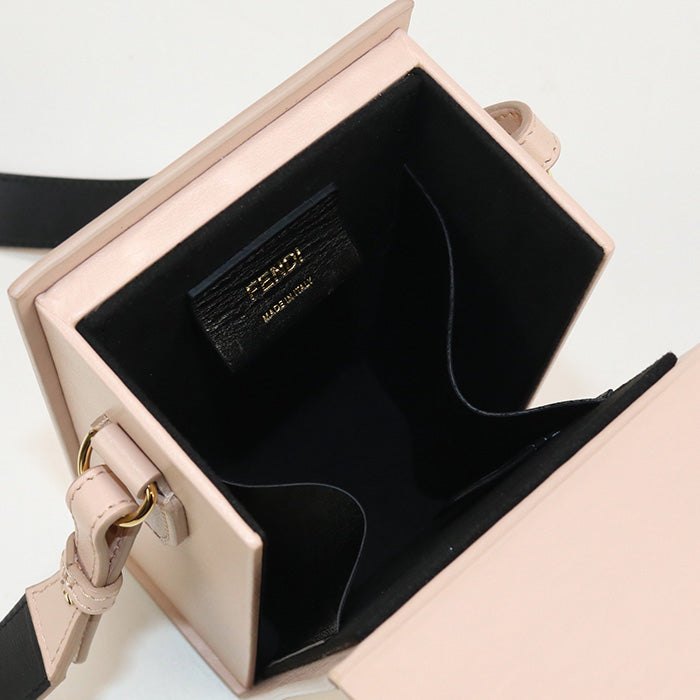 FENDI 8BT339 ADP6 Shoulder Bag Box Shoulder Bag leather pink Women