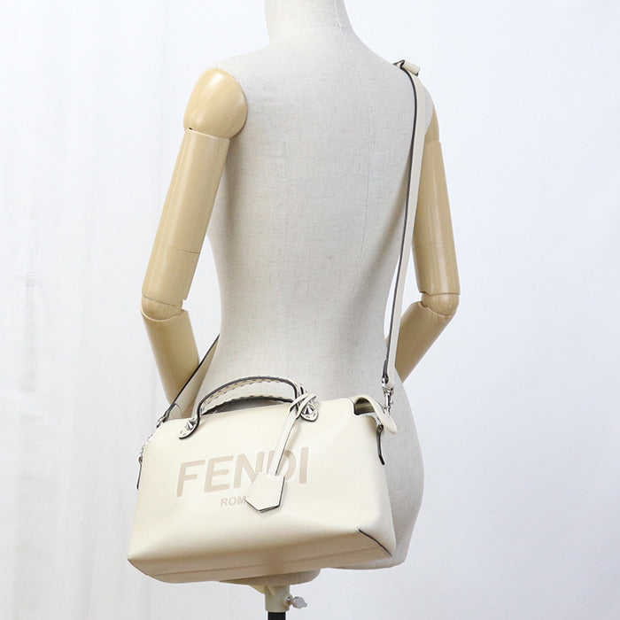 FENDI 8BL146 AC9L Handbag By the Way Medium 2way handbag leather white Women