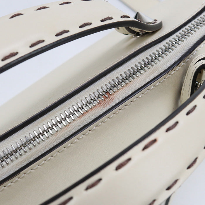 FENDI 8BL146 AC9L Handbag By the Way Medium 2way handbag leather white Women