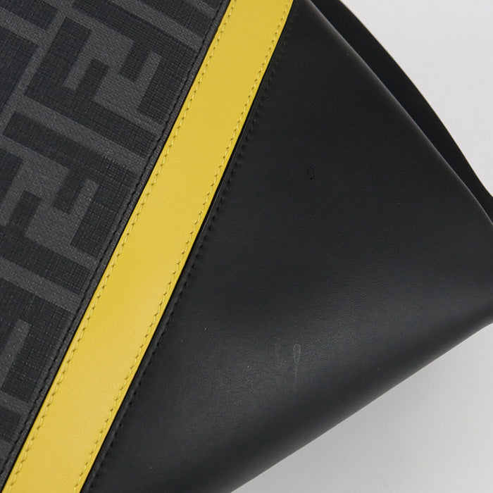 FENDI FE83154 Backpack Diagonal Nylon Black mens