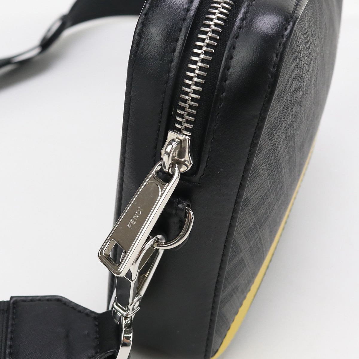 FENDI 7M0286 Camera case Fendi Diagonal Shoulder PVC/leather black mens