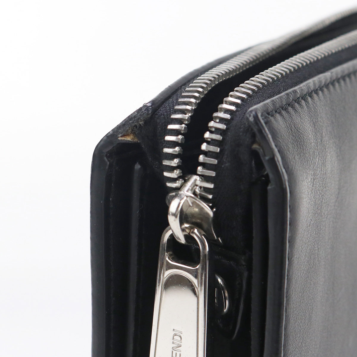 FENDI 7VA445 Clutch bag Clutch bag leather black mens