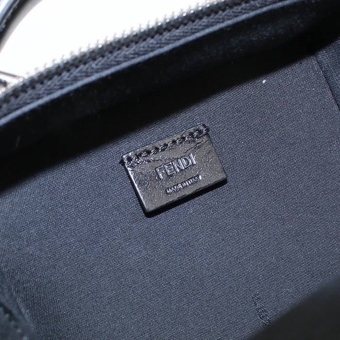 FENDI 7VA542 AG0N F0NPN Handbag Zucchino Travel Mini Bag canvas black unisex