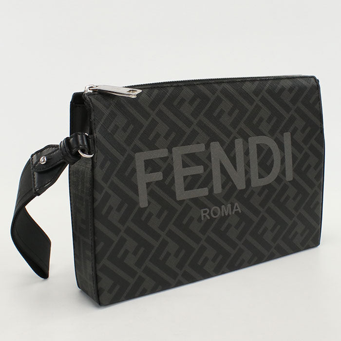FENDI 7VA564 AJJ4 Clutch bag PVC Black mens