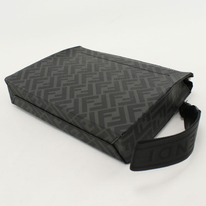 FENDI 7VA564 AJJ4 Clutch bag PVC Black mens