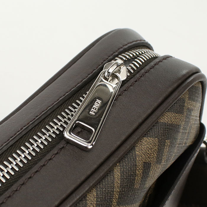 FENDI FE88632 Camera case Fendi Rome Shoulder Bag PVC Brown mens