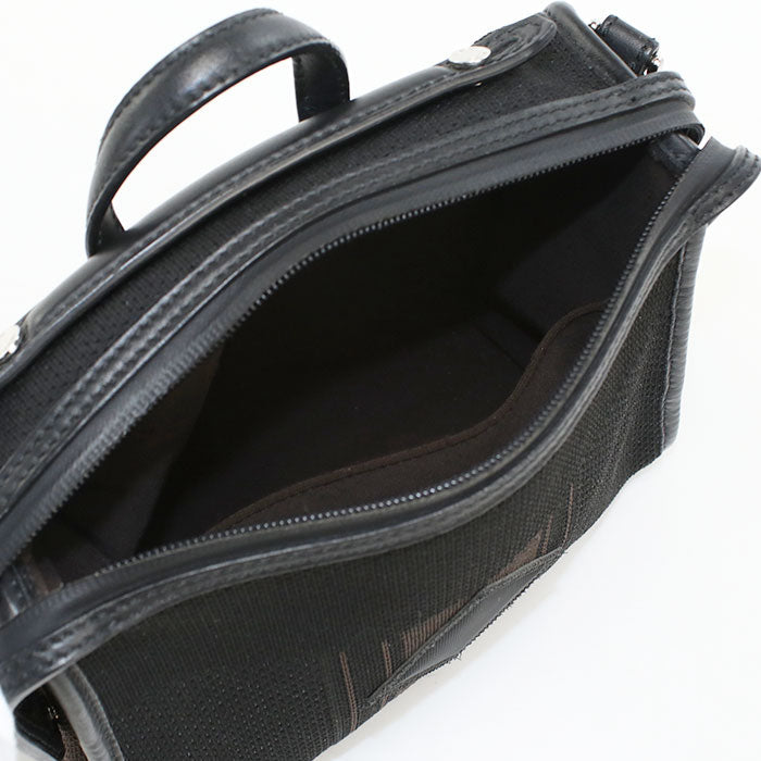 FENDI FE88635 2WAY handbag Shoulder Bag canvas Black unisex