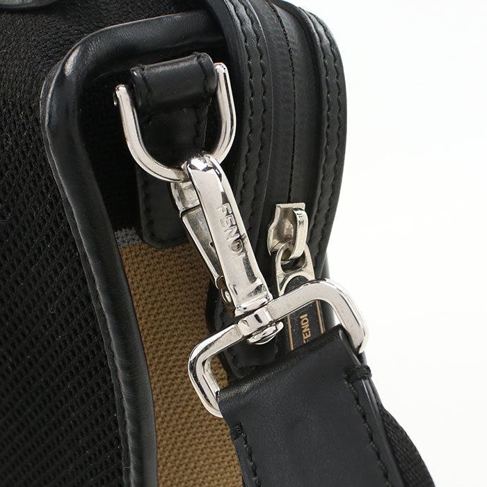 FENDI FE88635 2WAY handbag Shoulder Bag canvas Black unisex