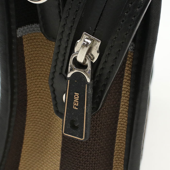 FENDI FE88635 2WAY handbag Shoulder Bag canvas Black unisex