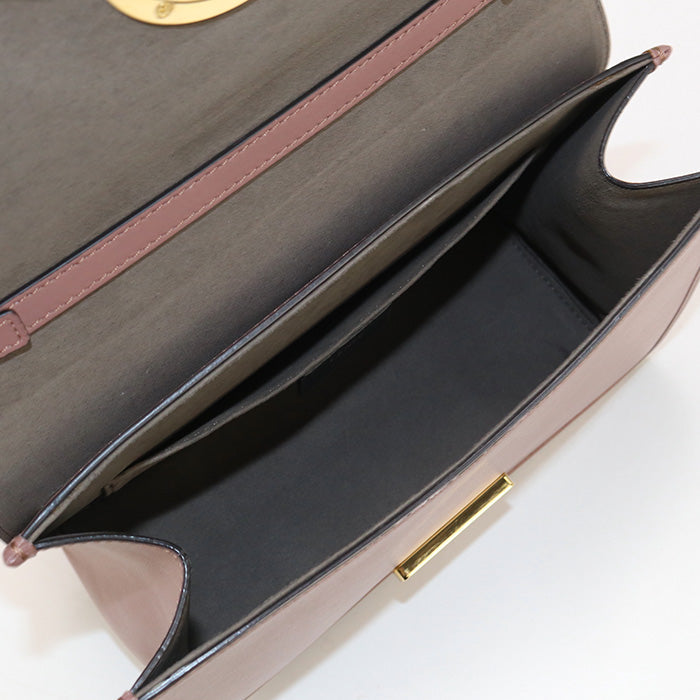 FENDI 8BT284 Shoulder Bag Canai F Zucca handbag 2WAY handbag leather pink Women