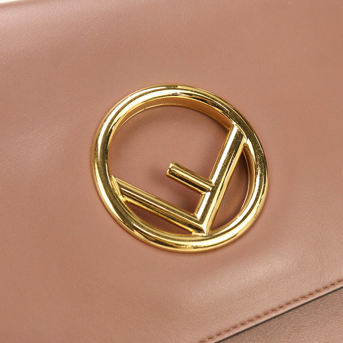 FENDI 8BT284 Shoulder Bag Canai F Zucca handbag 2WAY handbag leather pink Women