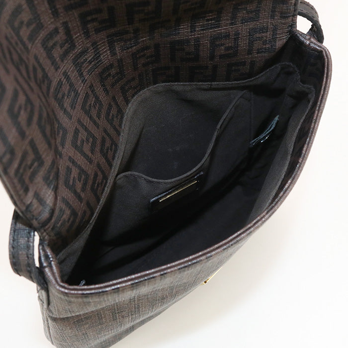 FENDI FE89070 Shoulder Bag Zucchino Shoulder Bag PVC/Shoulder Bag brown Women
