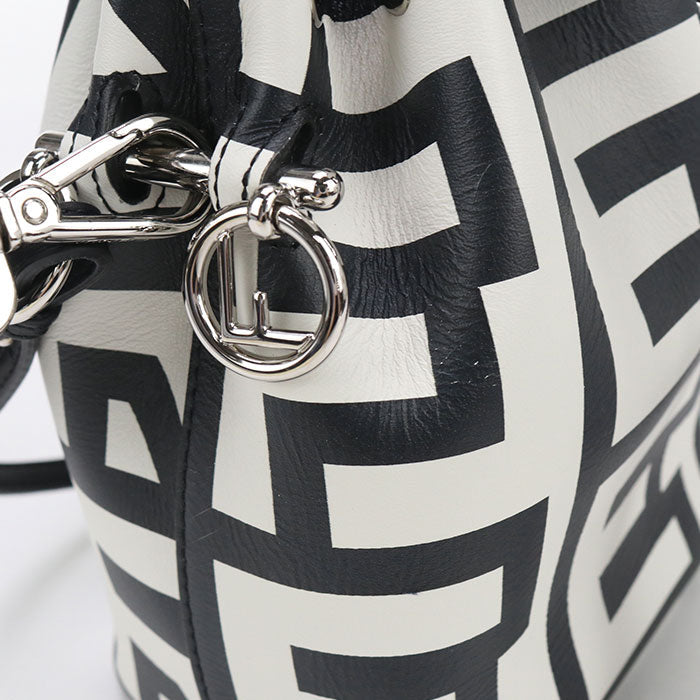 FENDI FE90168 Mini Montresor mark jacobs collaborat Handbag leather white Women