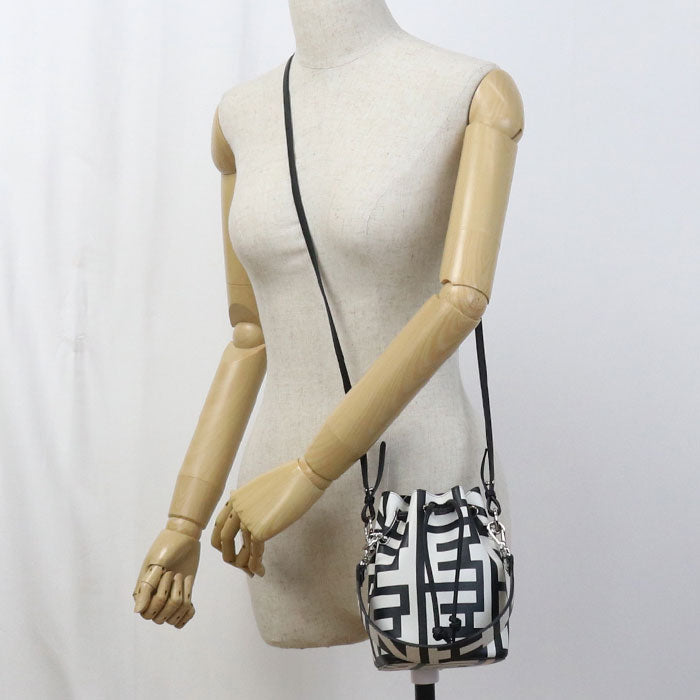 FENDI FE90168 Mini Montresor mark jacobs collaborat Handbag leather white Women
