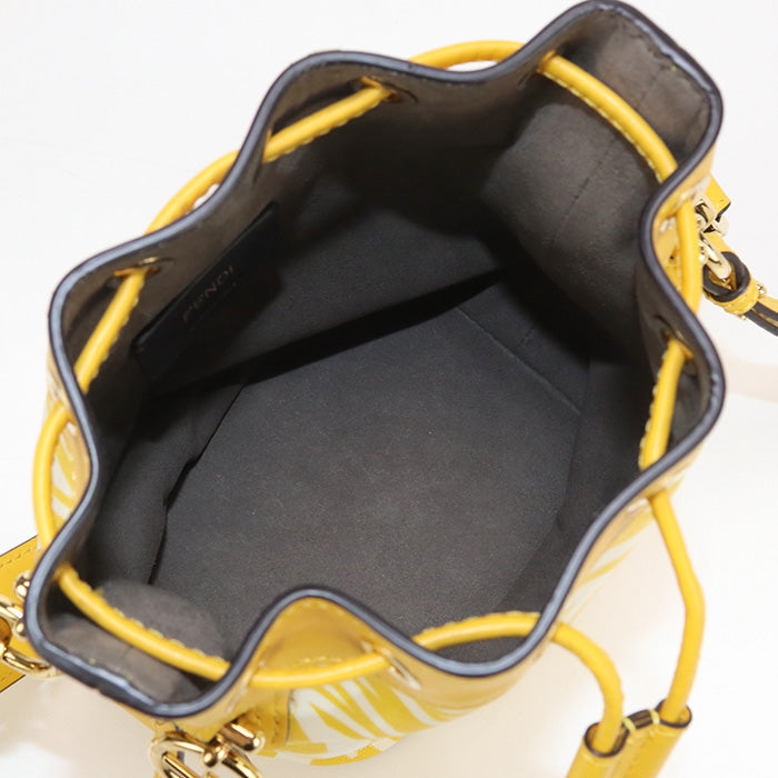 FENDI FE90723 Mini Montresor Handbag PVC yellow Women