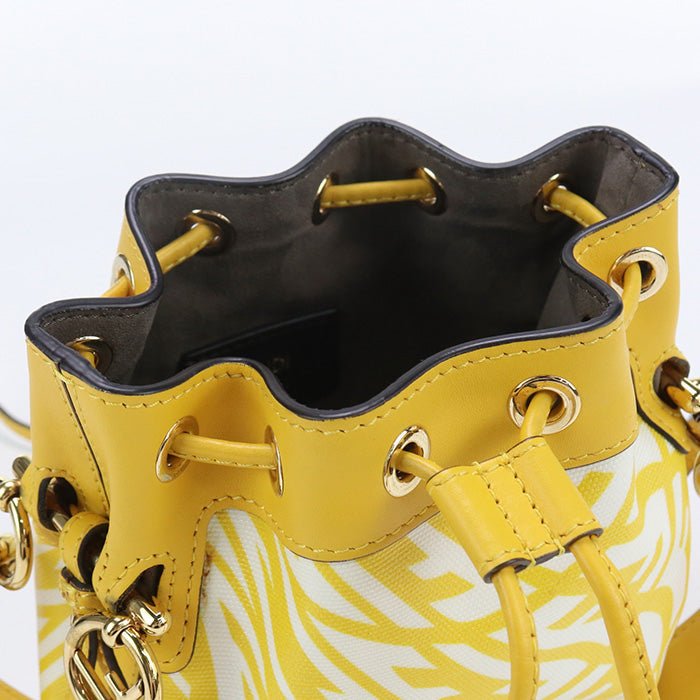 FENDI FE90723 Mini Montresor Handbag PVC yellow Women