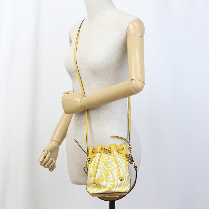 FENDI FE90723 Mini Montresor Handbag PVC yellow Women